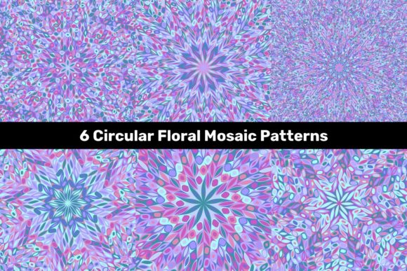 6 Circular Floral Mosaic Patterns: A Strategic Asset for Modern Creative Professionals