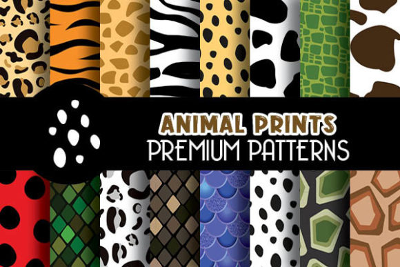 Animal Prints Digital Papers for Creative Projects