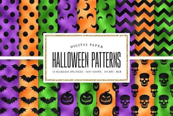 Seamless Halloween Patterns