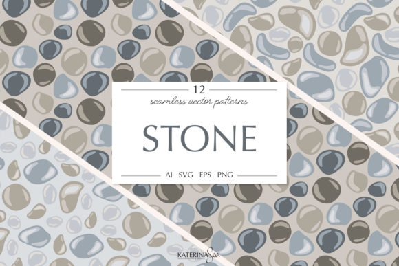 Stone Vector Patterns for Creative Projects